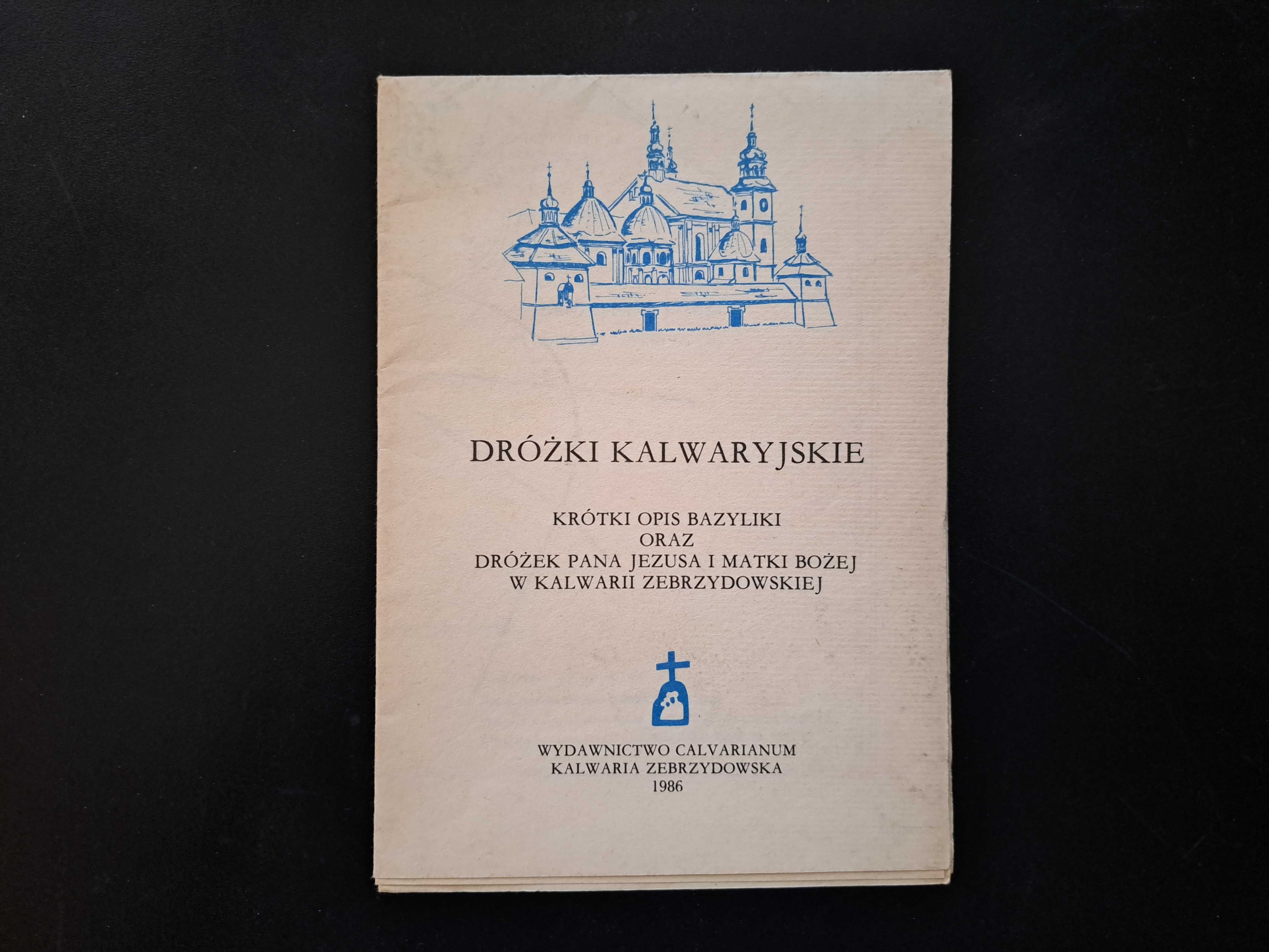 Dróżki kalwaryjskie – mapa, 1986 r.