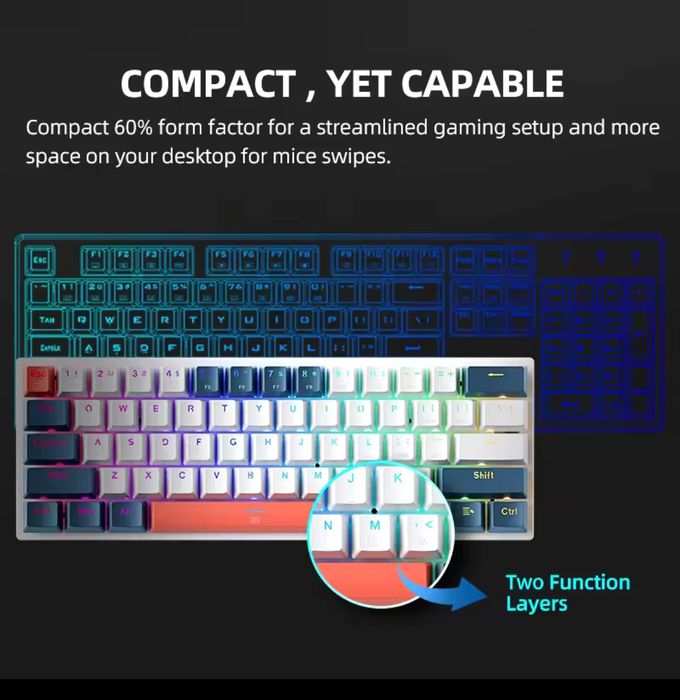 Механічна міні-клавіатура Machenike K500-B61