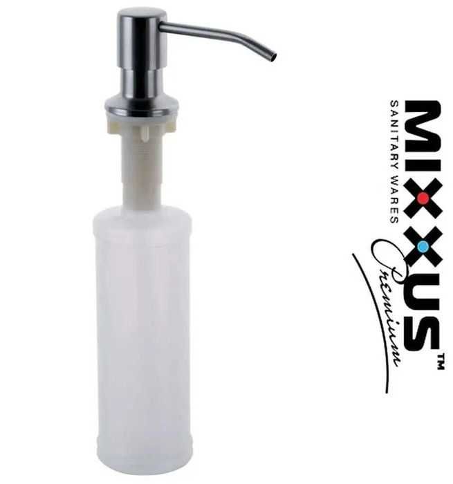 Кухонна мийка Mixxus SET 6045-200x1.0-SATIN (зі змішувачем, сушаркою)