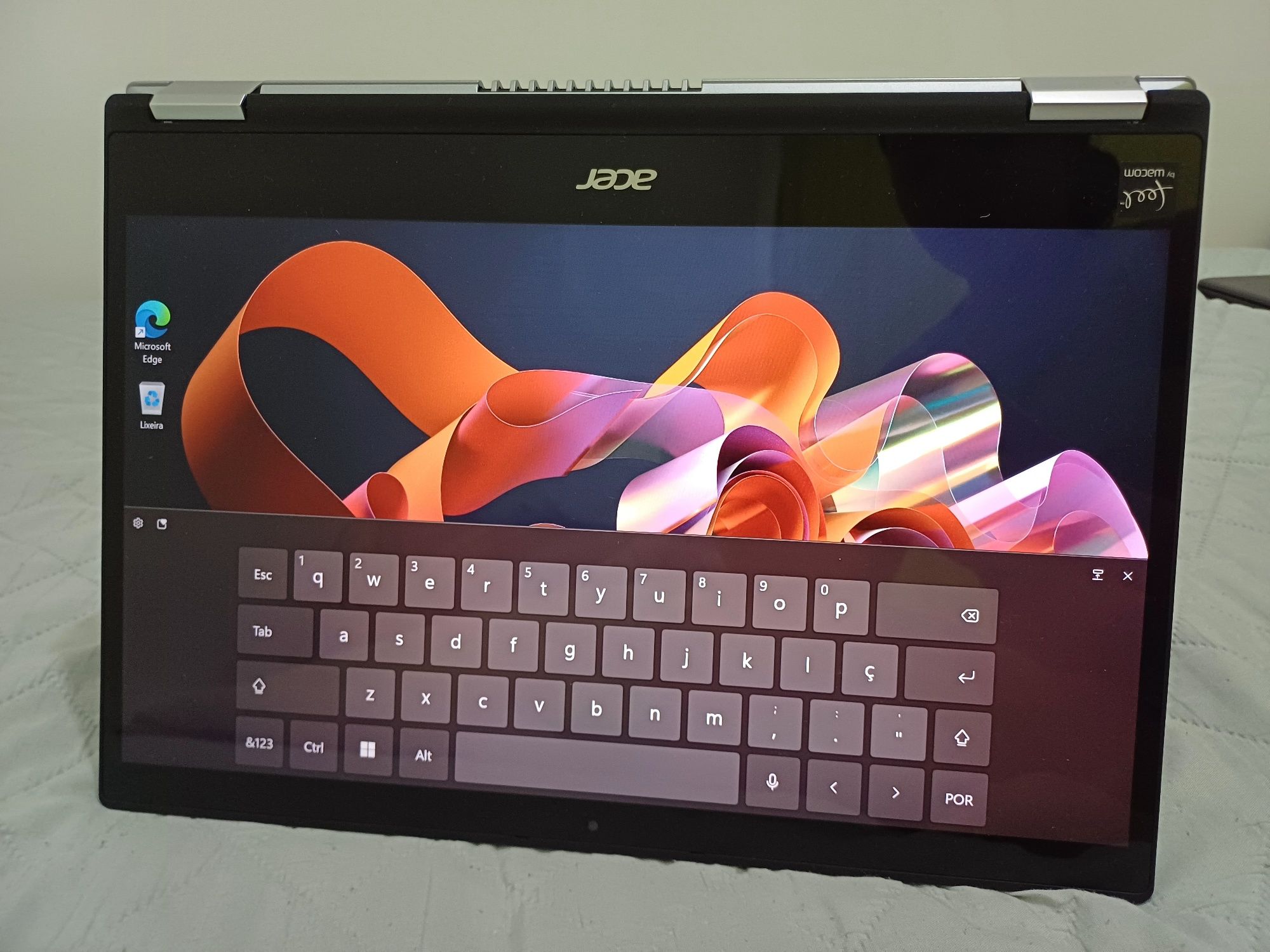 Portátil Acer spin 1
