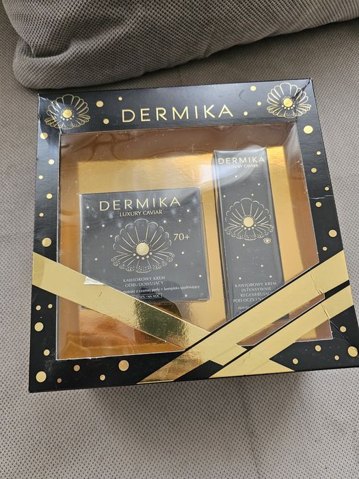 Dermika LUXURY CAVIAR 70+ zestaw krem do twarzy 50ml + pod oczy 15ml