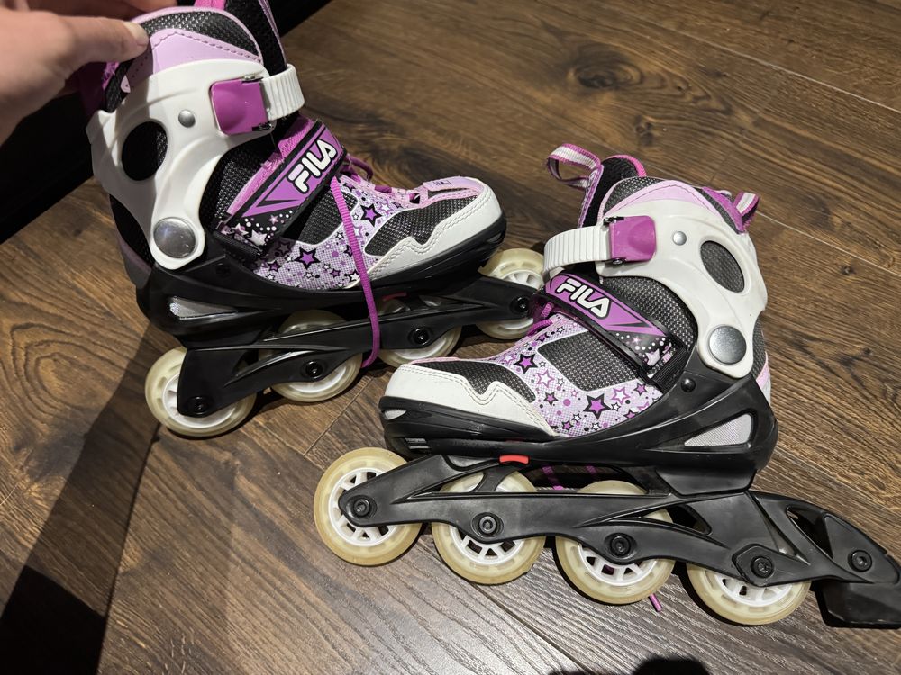 Rolki dla dziewczynki fila 32-36 skatws j-one