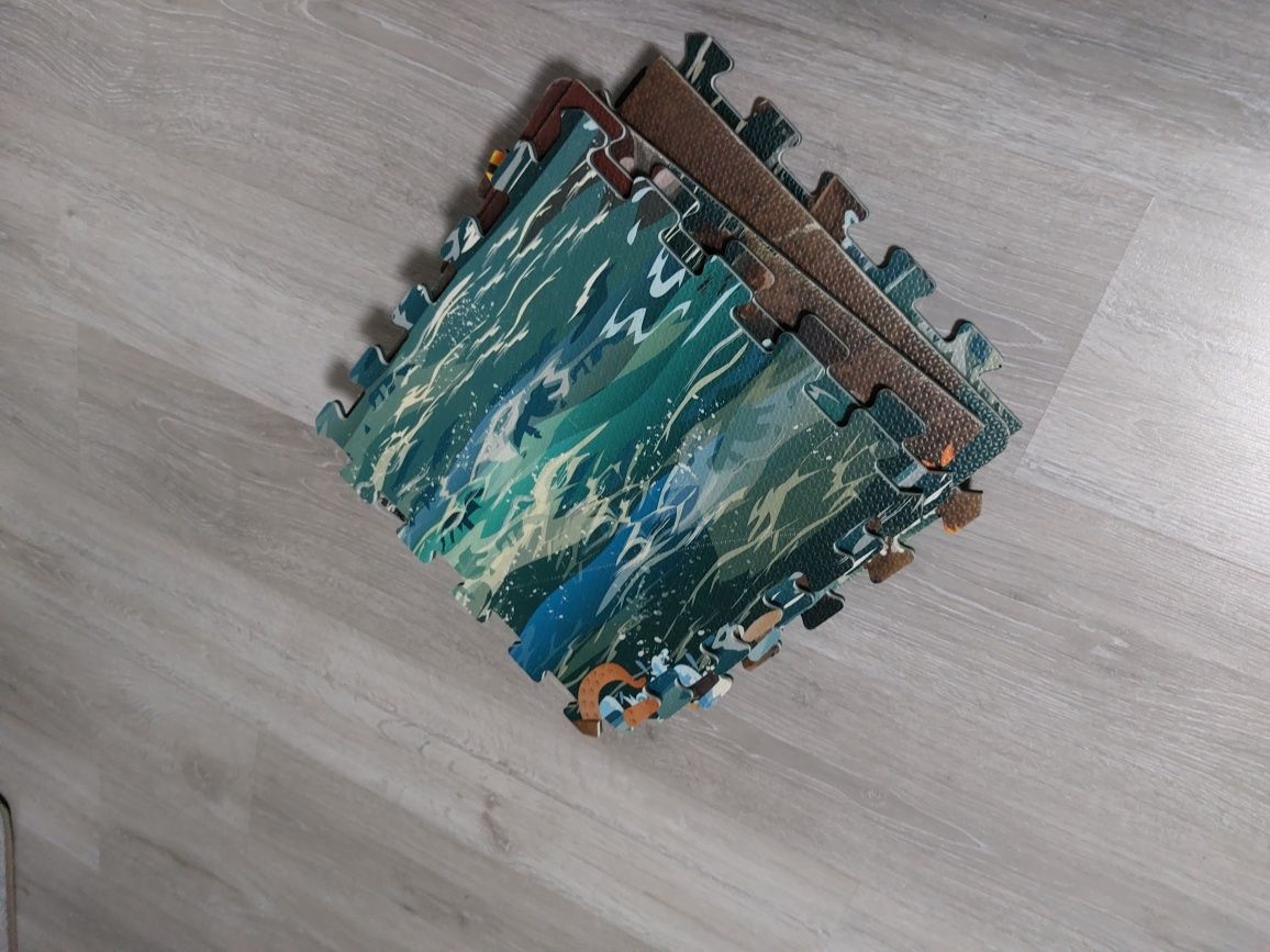 Mata puzzle + magnetyczna tablica Zygzak Mcqueen