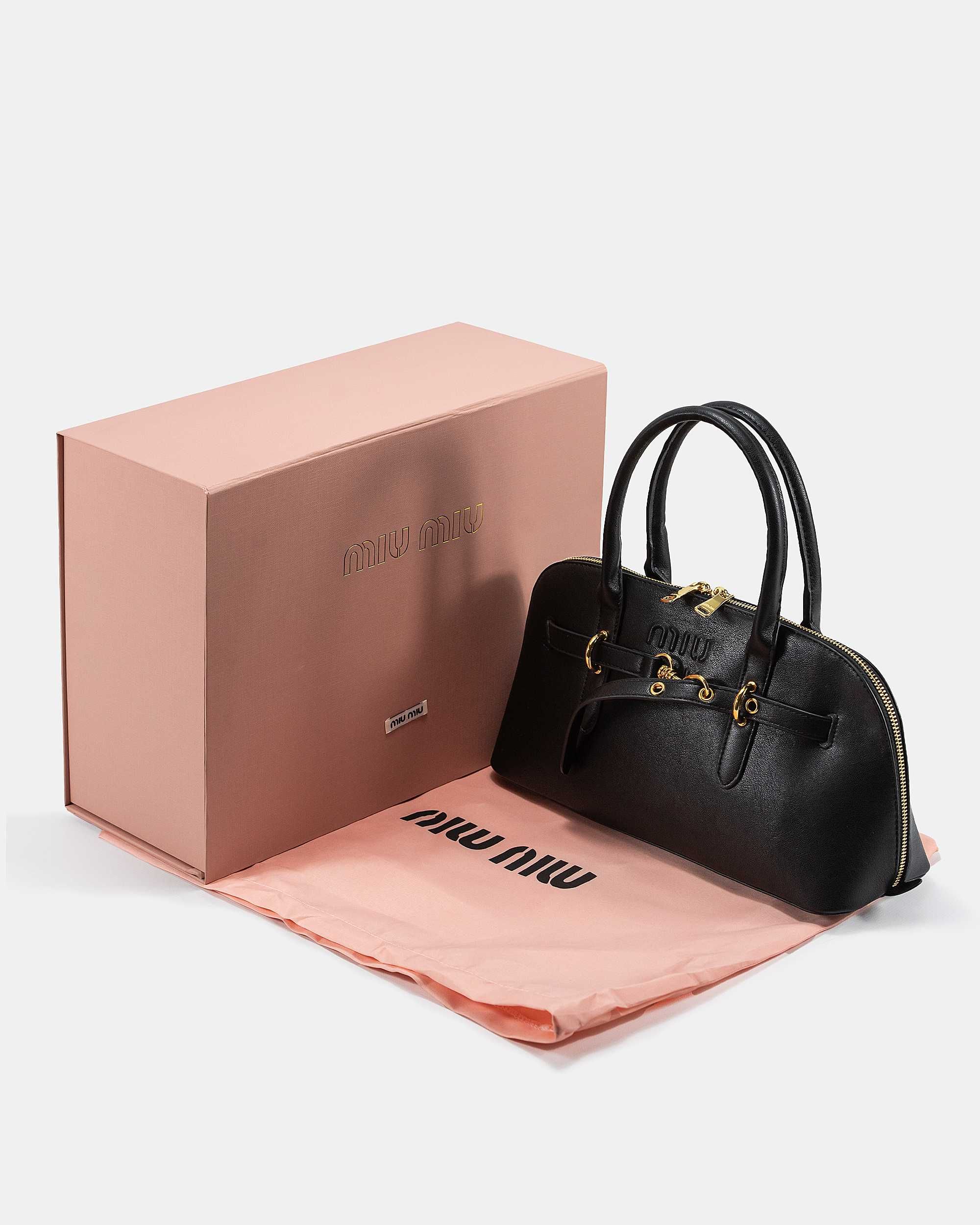 Сумка Miu Miu Matelassé Top Handle Black LUXE