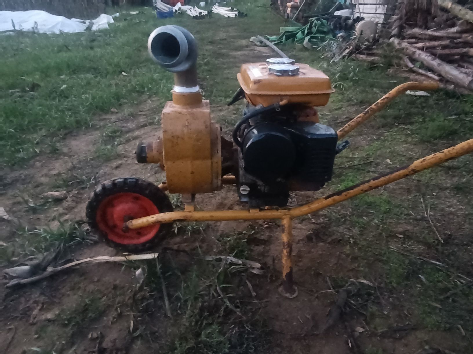 Motor de rega a gasolina com bomba de água , uma e meia polegadas