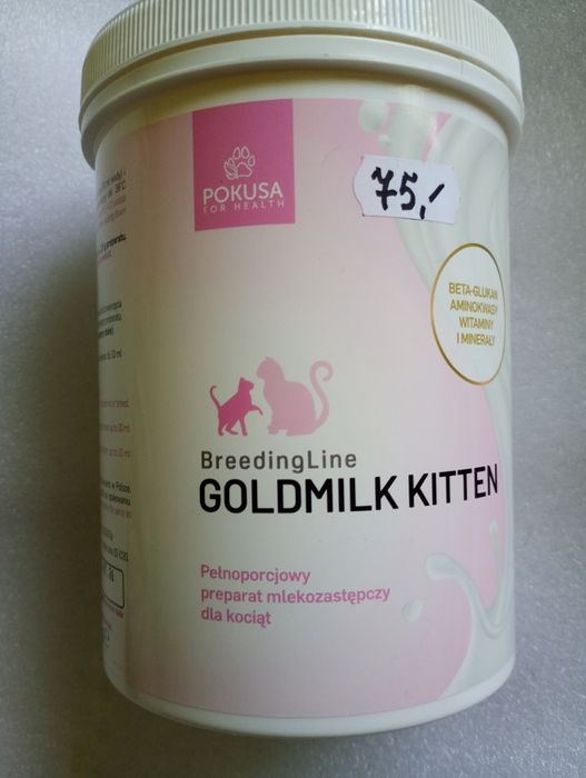 Preparat mlekozastępczy dla kociąt*Pokusa-Goldmilk Kitten*