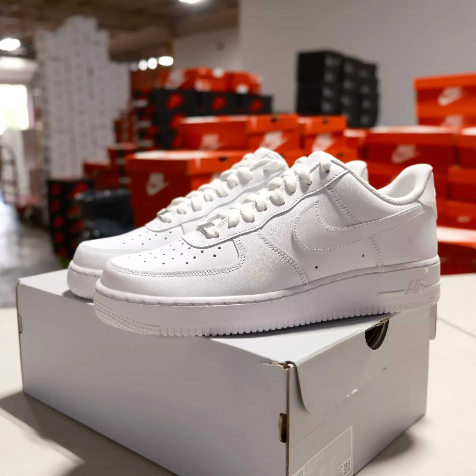 Nowe buty Nike Air Force 1 Low White/Biały, Rozmiar 46 - Nieużywane