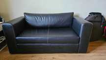 Sofa rozkładana Ikea - czarna