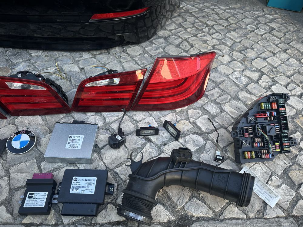 Parachoques tras bmw f10 farolins farolim  tampa motor camara tras