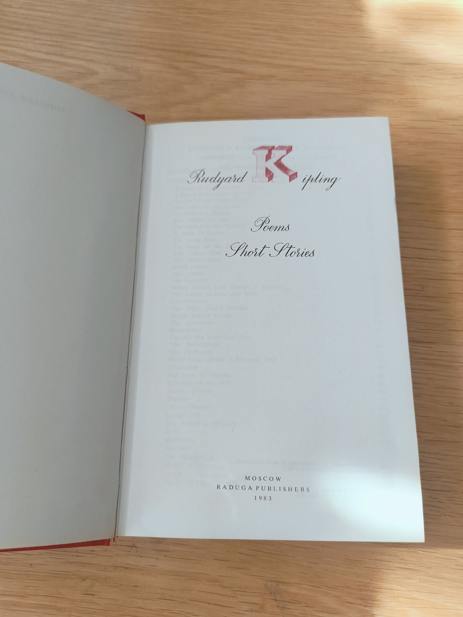 Wiersze- Krótkie historie Rudyard Kipling