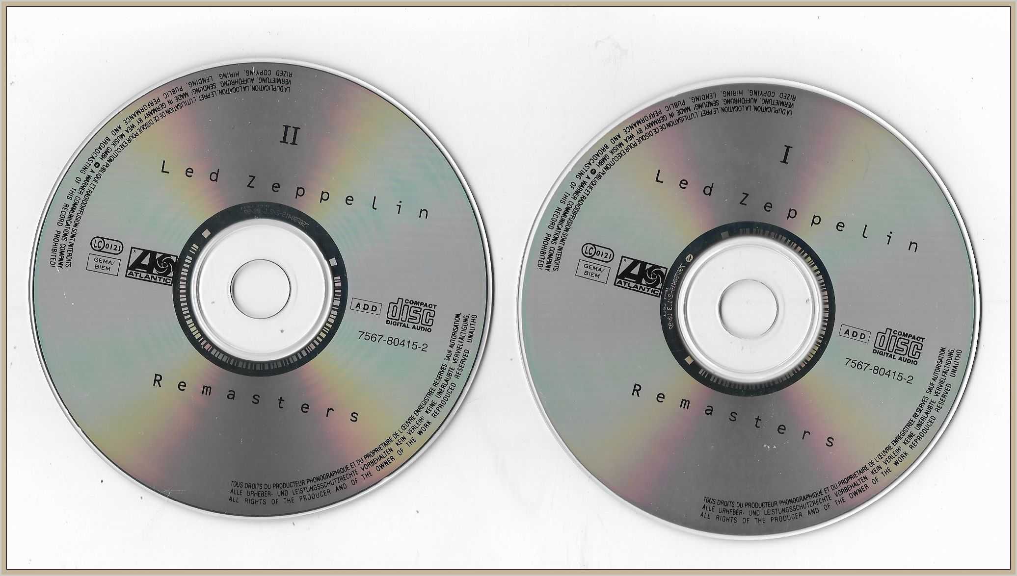 Led Zeppelin - Remasters (2 X CD)