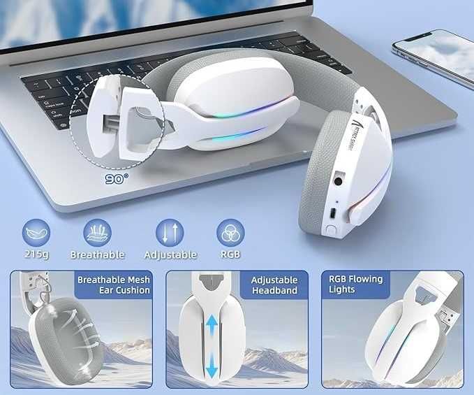 Słuchawki do Gier ATTACK SHARK L90 Ultralight Wireless Bluetooth 2.4G