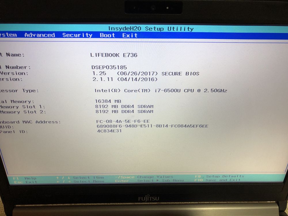 Ультрабук Fujitsu LifeBook E736, 13.3 (1920x1080) TN, Intel Core i7