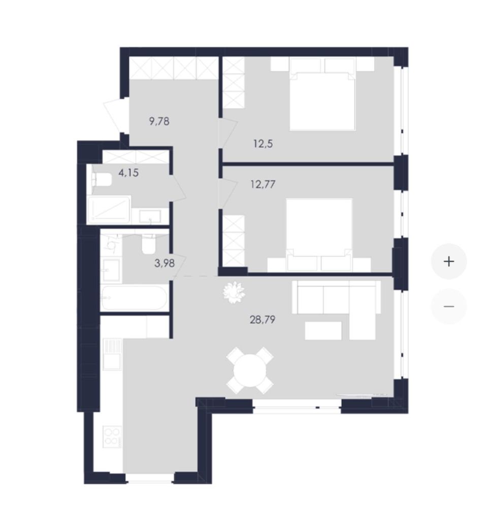 Авалон Холідей,Avalon Holiday,шикарна 2кім кв.продаж, 1 199$ за м2