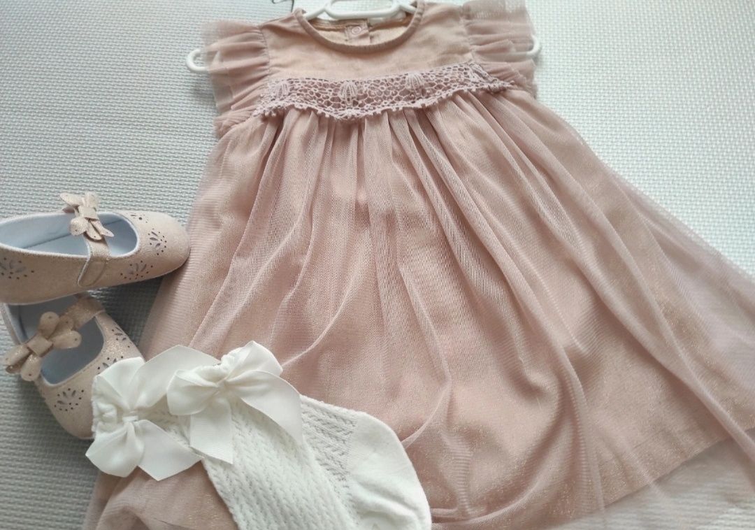 Sukienka święta wesele elegancka KappAhl Newbie zestaw 80