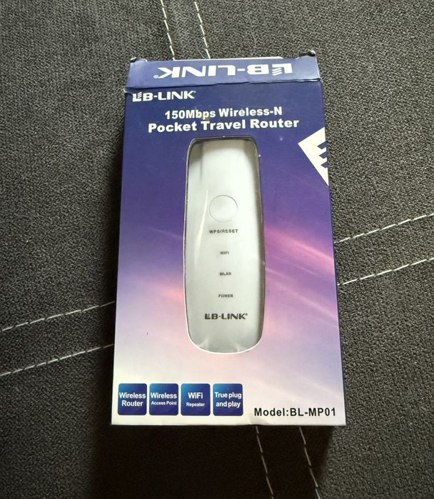 Кишеньковий USB WiFi роутер для ноутбука, ПК (міні вай фай роутер)