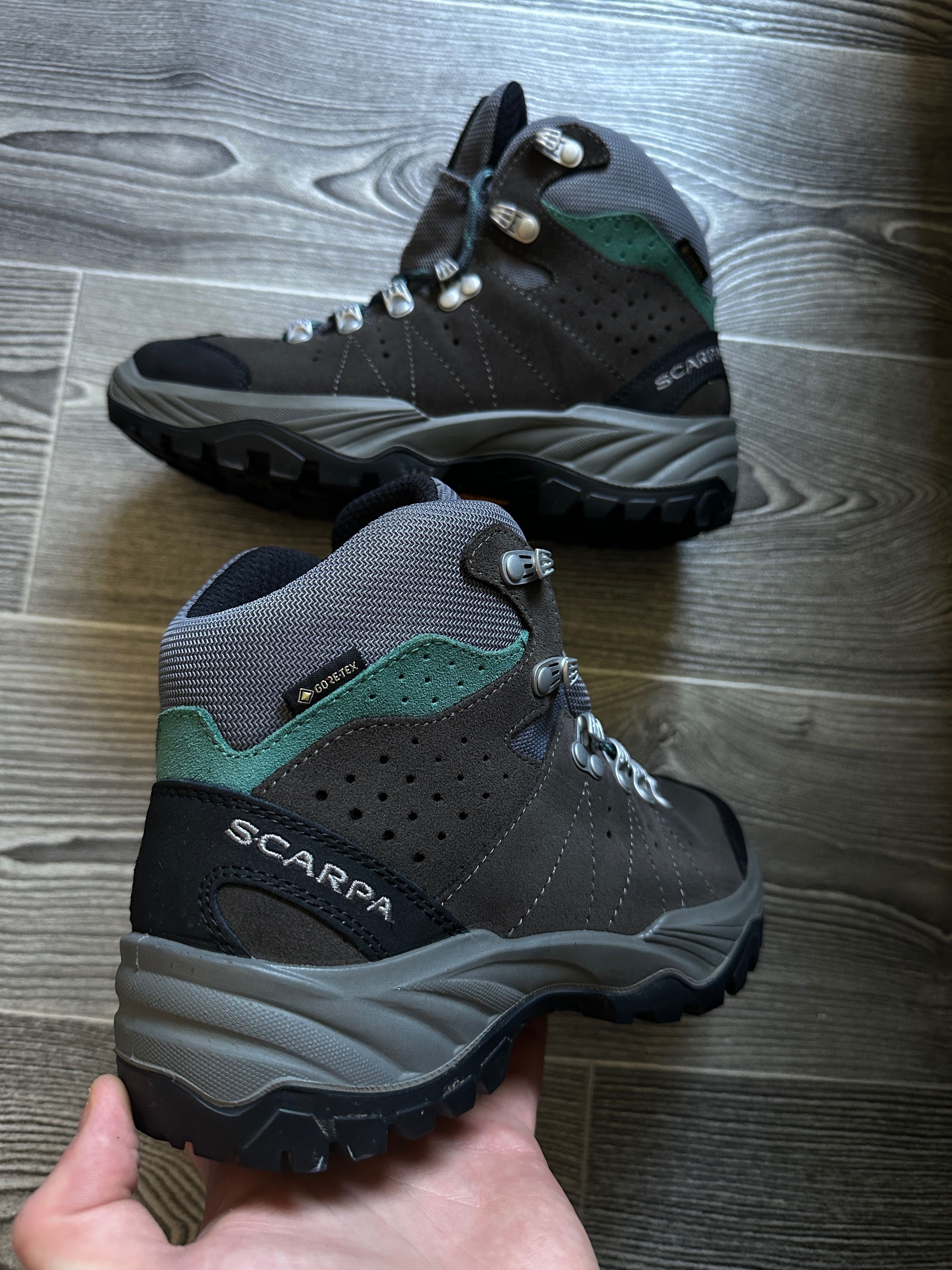 Женские трекинговые ботинки Scarpa Mistral GTX Smoke/Lagoon размер 37
