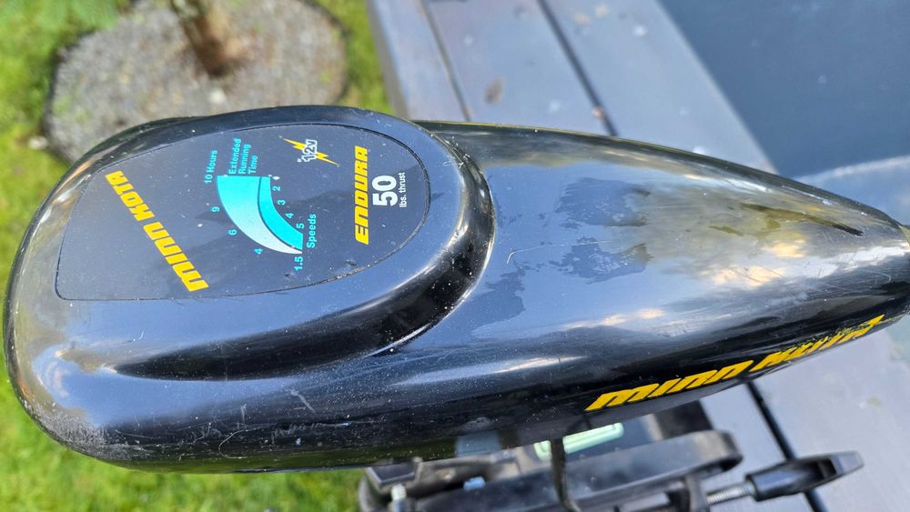 Łódka wędkarska, metalowa, przyczepka, silnik, akumulator Kościan