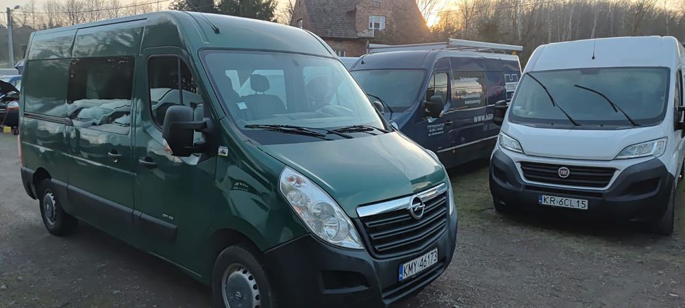 Renault Master doka brygadówka brygadowy 7 osobowy ducato euro 5