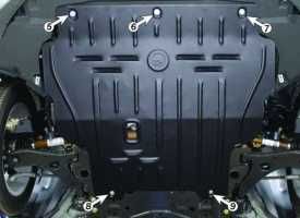 Защита двигателя MERCEDES W168 W169 W245 Citan W204 W906 W901 W905