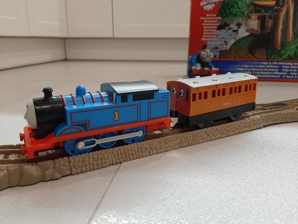 Kolejka Tomek i Przyjaciele Fisher Price duży zestaw