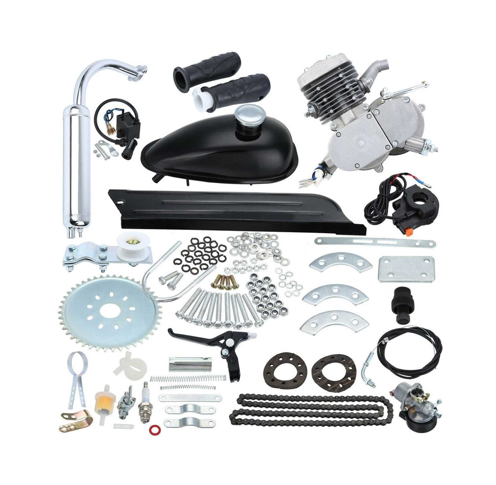 Kit de Motor Completo 80cc p/ Bicicleta