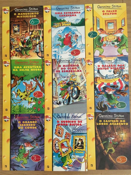 Coleção Geronimo Stilton (17 livros)