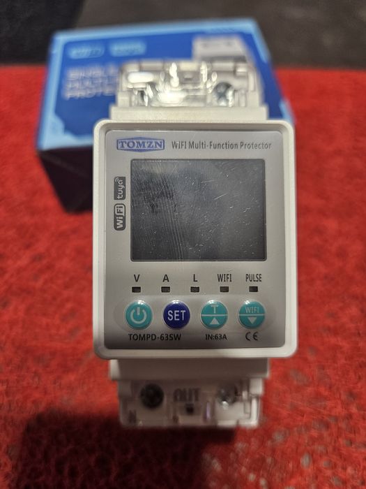 Реле напряжение TOMZN, EARU, 40A, 63A. Wi-Fi