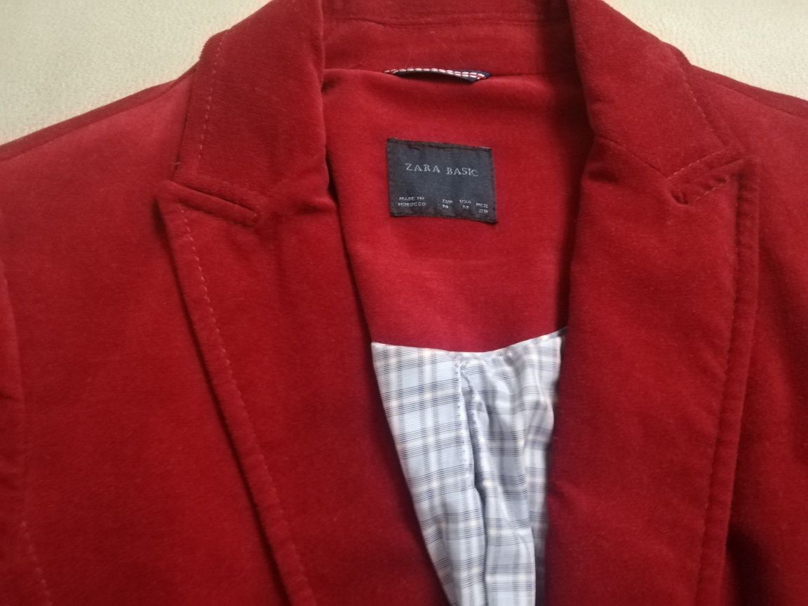 Blazer vermelho da Zara