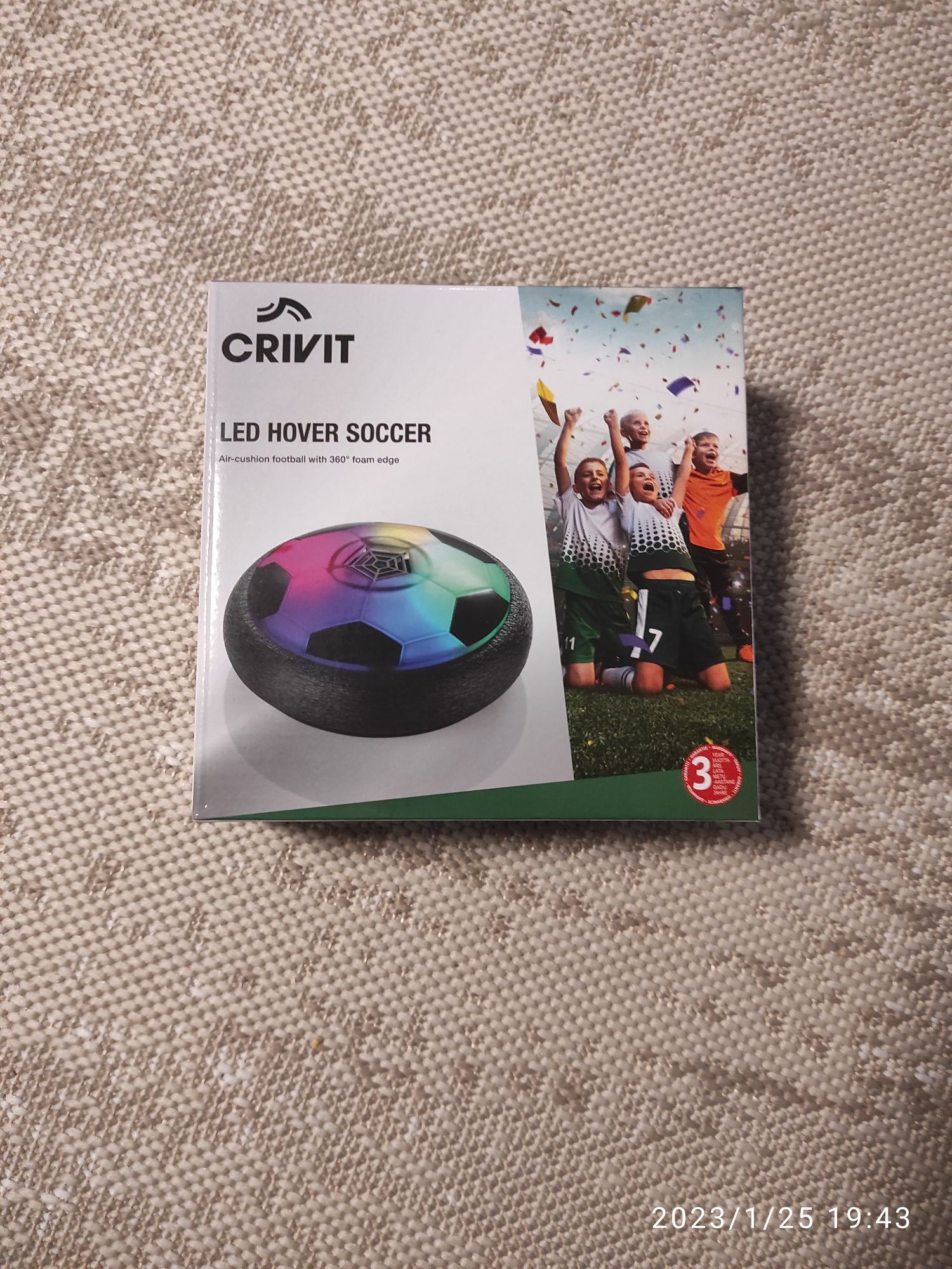 nowa piłka crivit led bober soccer