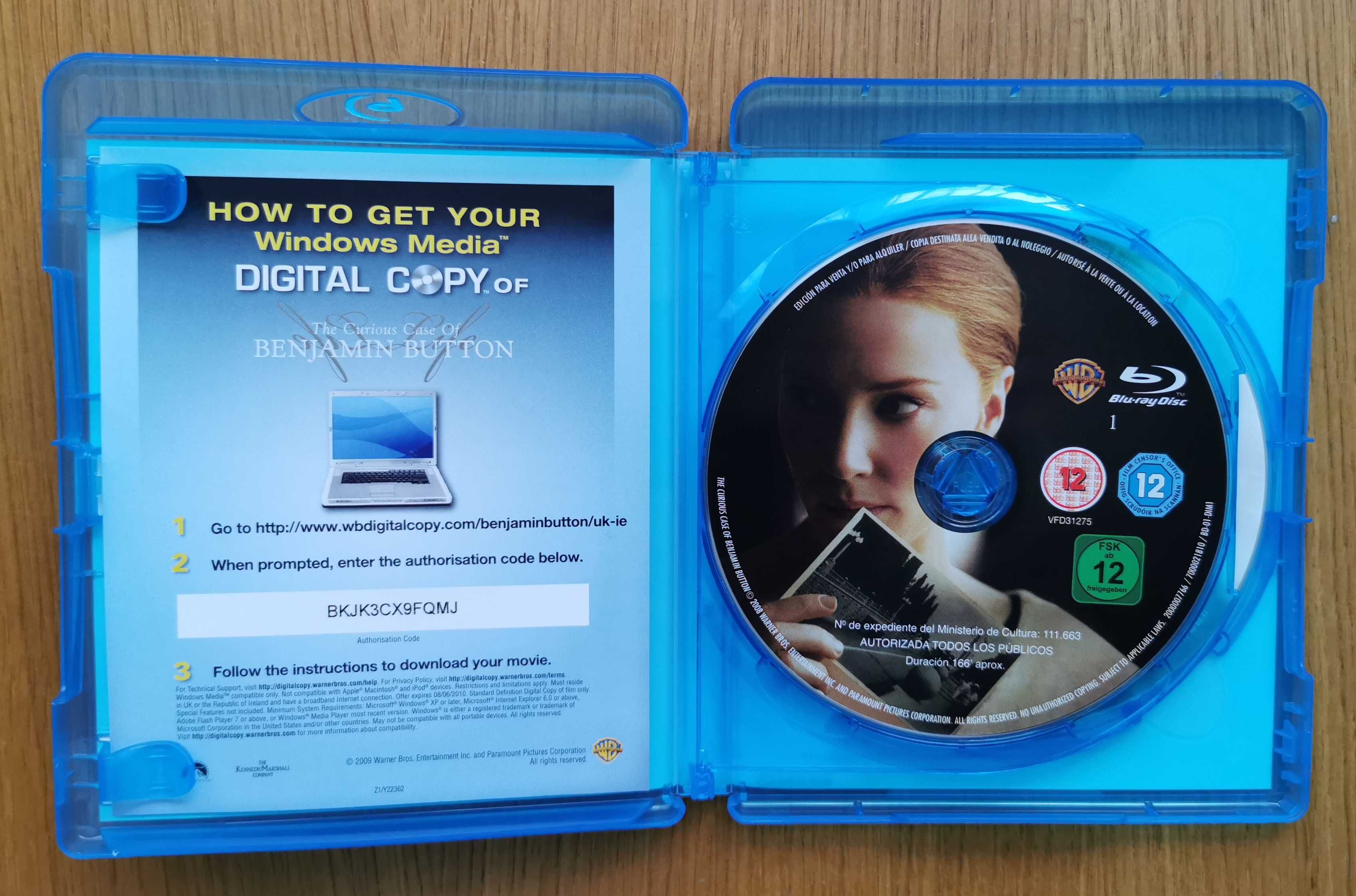 Ciekawy Przypadek Benjamina Buttona 2x Blu-ray (En) (2008) Brad Pitt