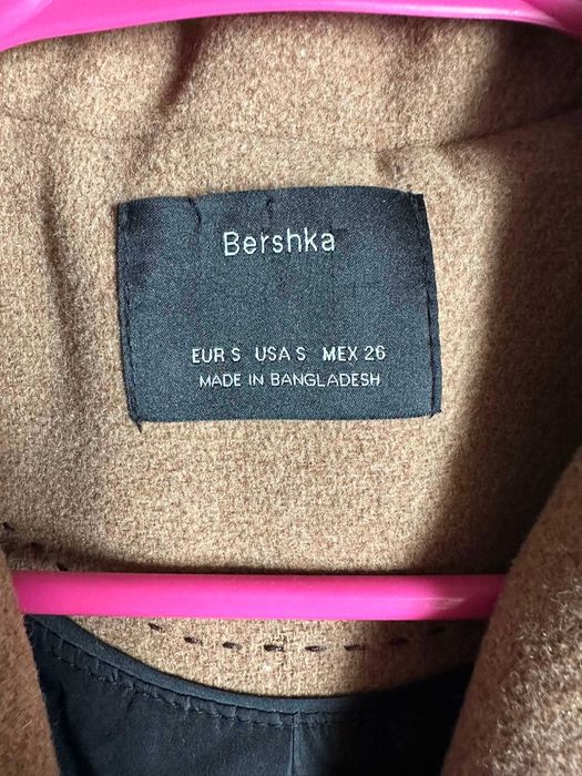 Sobretudo comprido mulher casaco longo bershka camel