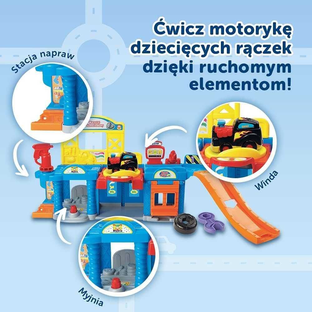 Vtech Tut Tut Autka Warsztat samochodowy + Hot Rod 61072