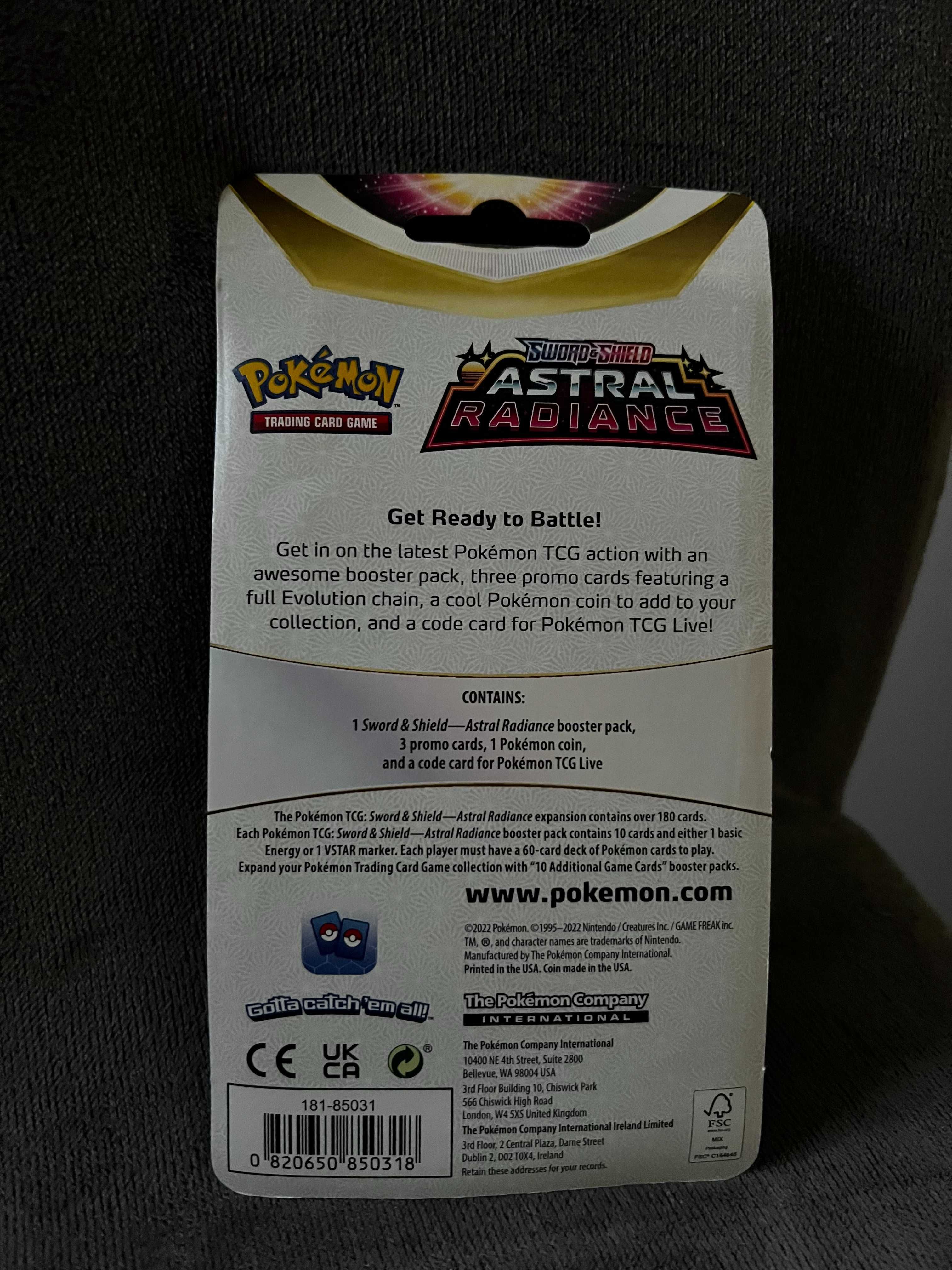 Pokemon TCG Astral Radiance Premium Checklane Blister Swampert oryg.