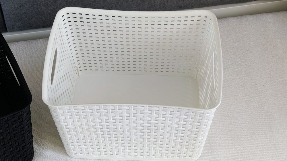 2 kosze / koszyki / pojemniki do przechowywania 28x35cm wysokość 22cm