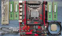 Ігровий комплект X99 + 2640v4 (2640v3) + 4x4 (16)Гб ddr4 + куллер
