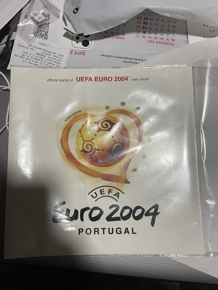 Selos Estampa Oficial UEFA EURO 2004