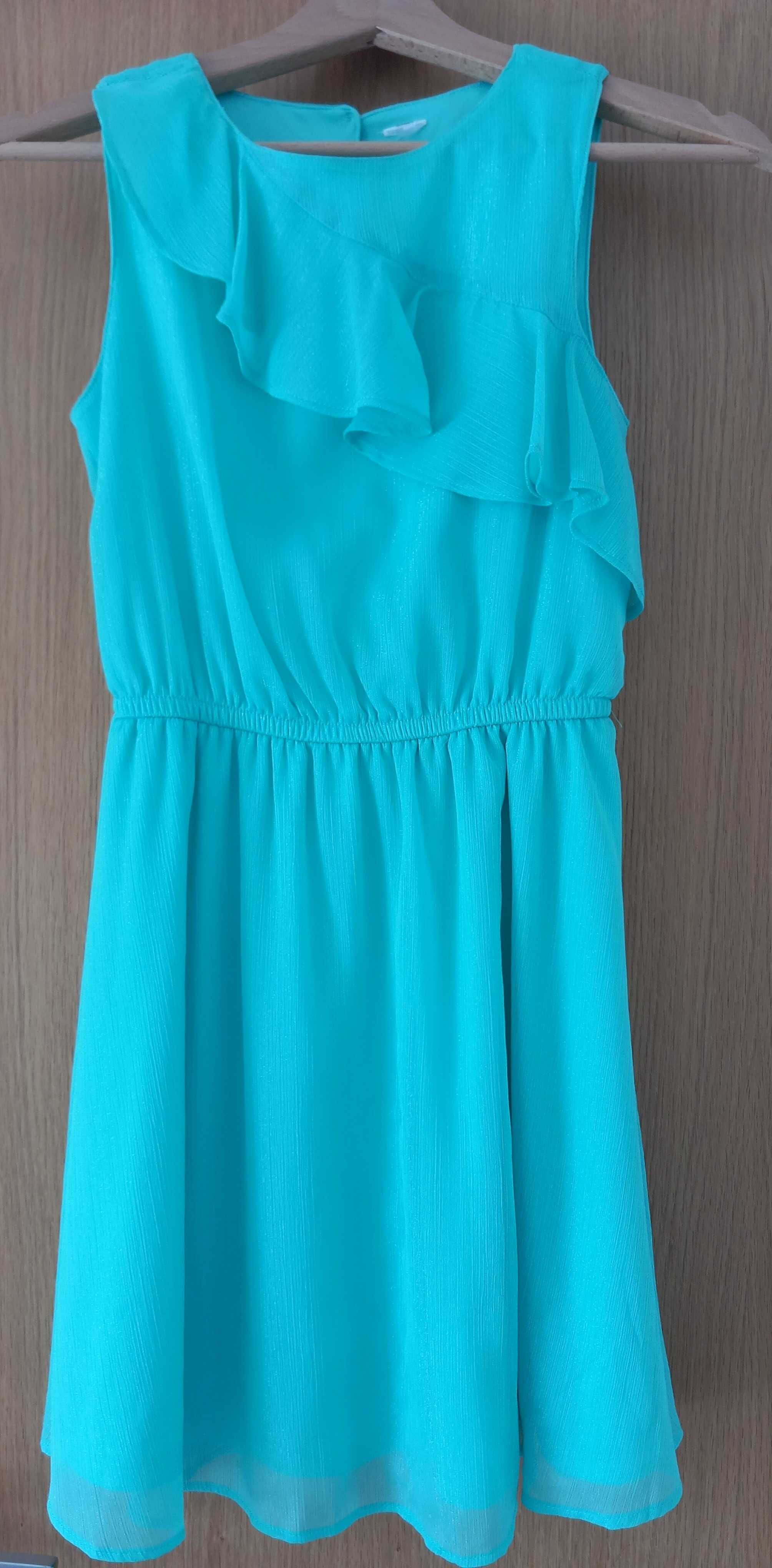 Vestido verde para criança