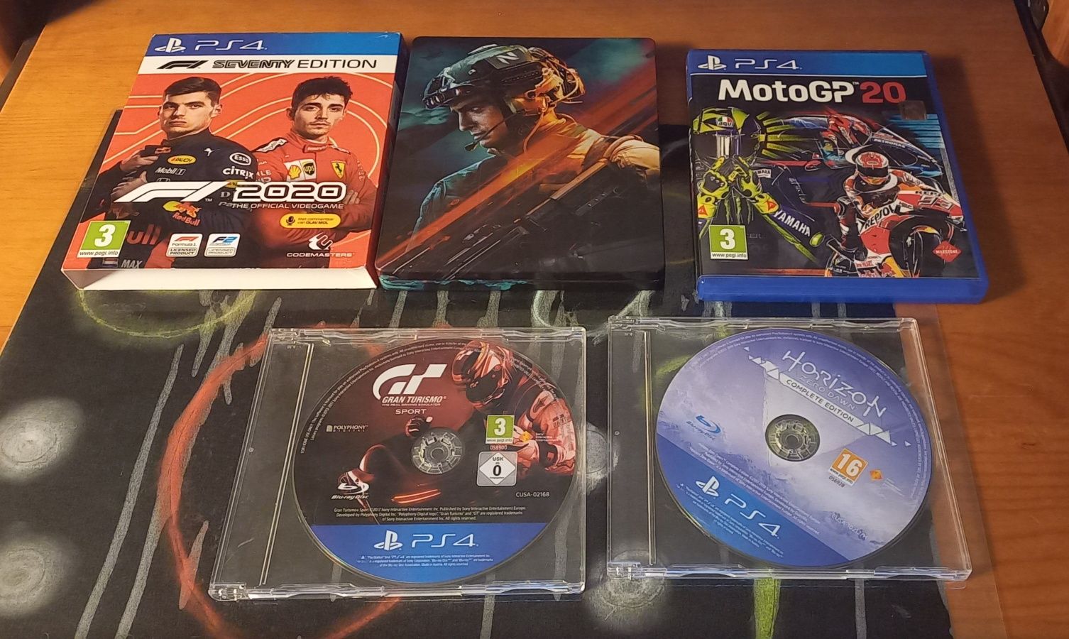 5 jogos Playstation 4 por apenas 20€