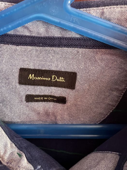 Massimo Dutti męska koszulka polo w paskk