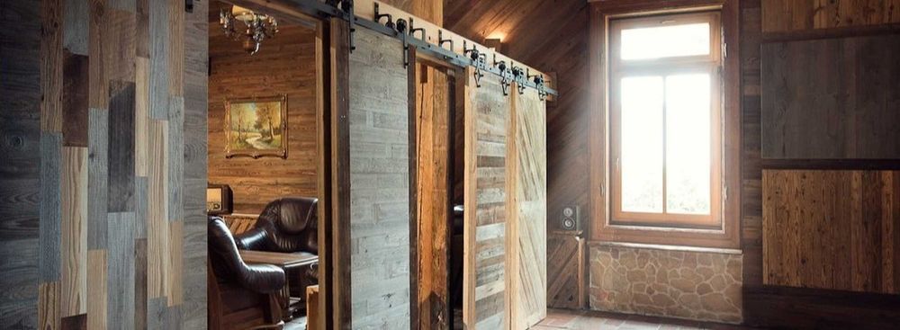 Drzwi Przesuwne Ze Starego Drewna Loft Barn Doors [TRANSPORT ZA DARMO]