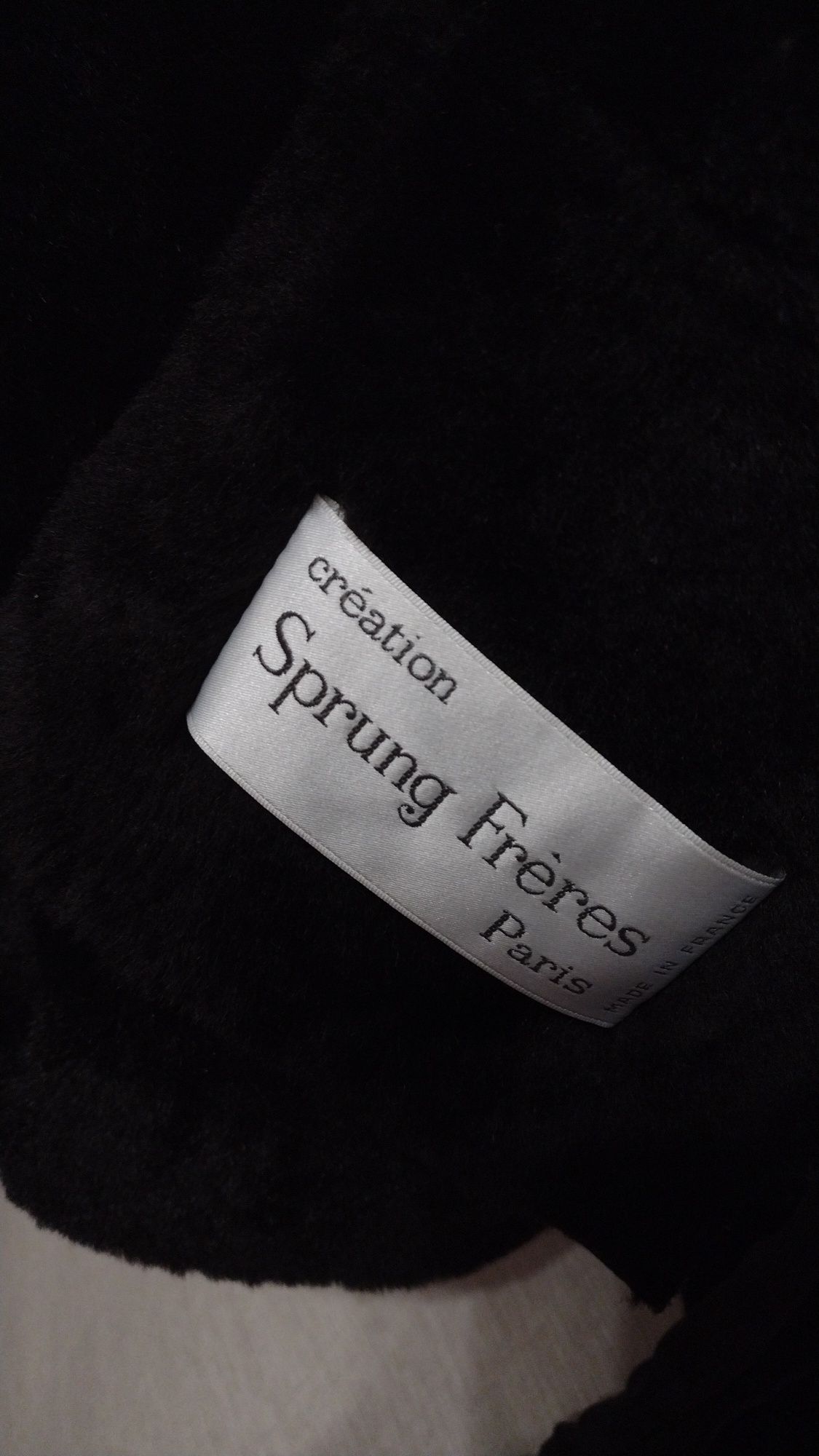 Шикарная коричневая дубленка из овчины Sprung Freres