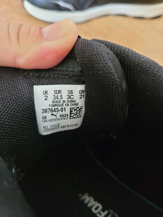 Puma buty ocieplane za kostkę 34,dlachlopca 34,5