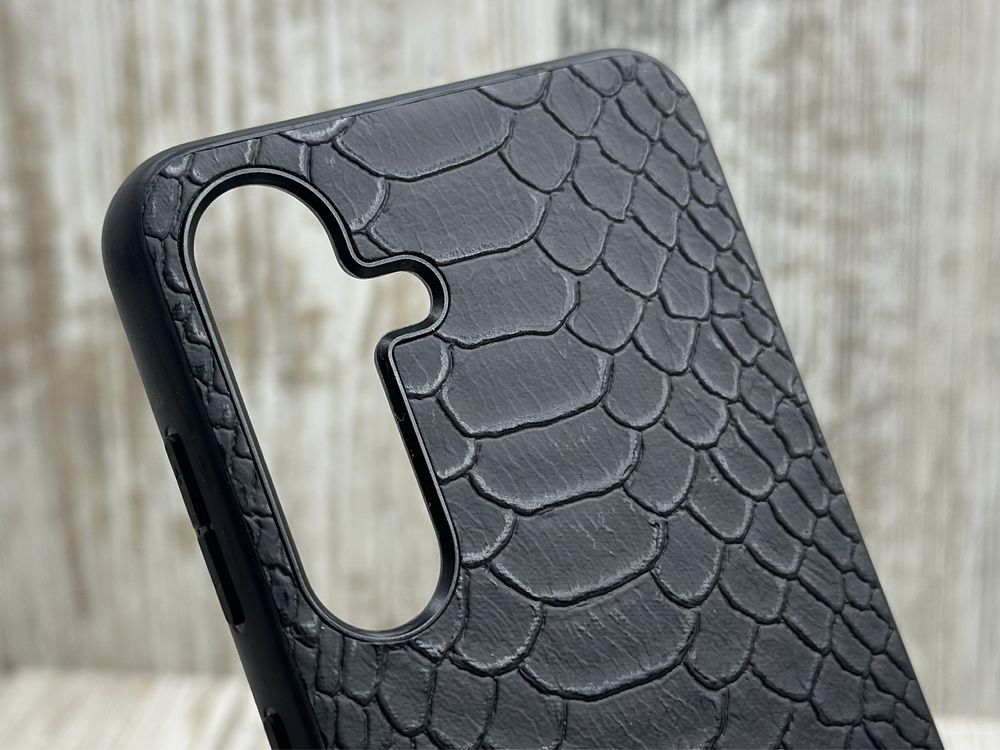 Чехол кожаный Fibra Pathon Case на Samsung S24 Ultra/ S24+/ S24