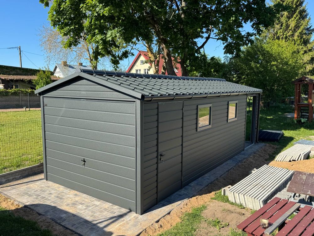 Garaż blaszany profil zamkniety 3x5,3x6,4x5,4x6,5x5,5x6,6x6,6x7,7x6,