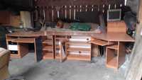 Meble biurowe pokojowe  2 x biurka szafki długi blat warsztatu garażu