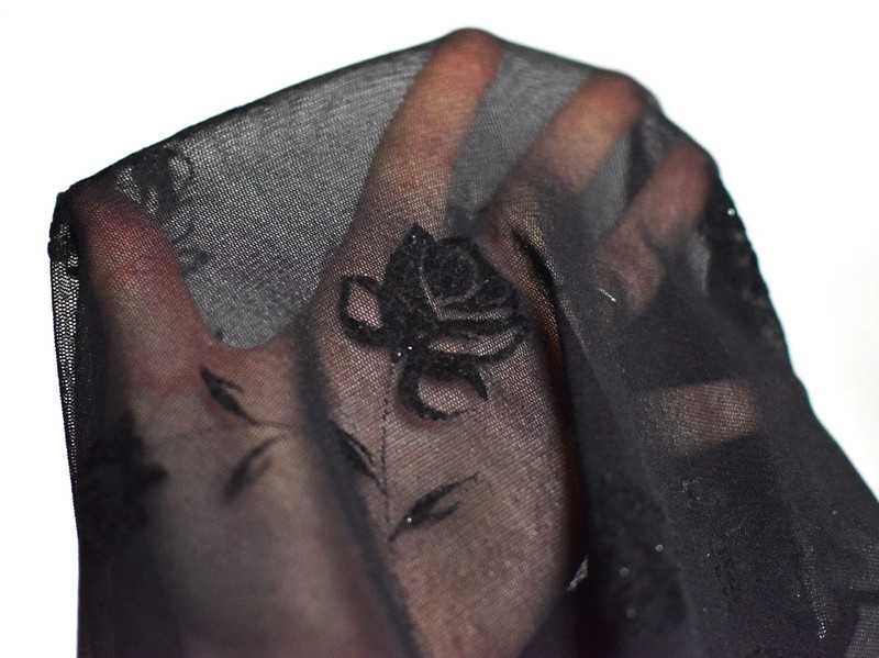 Mała czarna sukienka z koronką na plecach, S, 36