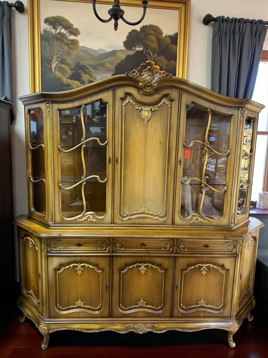 Piękny rzeźbiony kredens Ludwikowski z Holandii DOWOZ DO DOMU