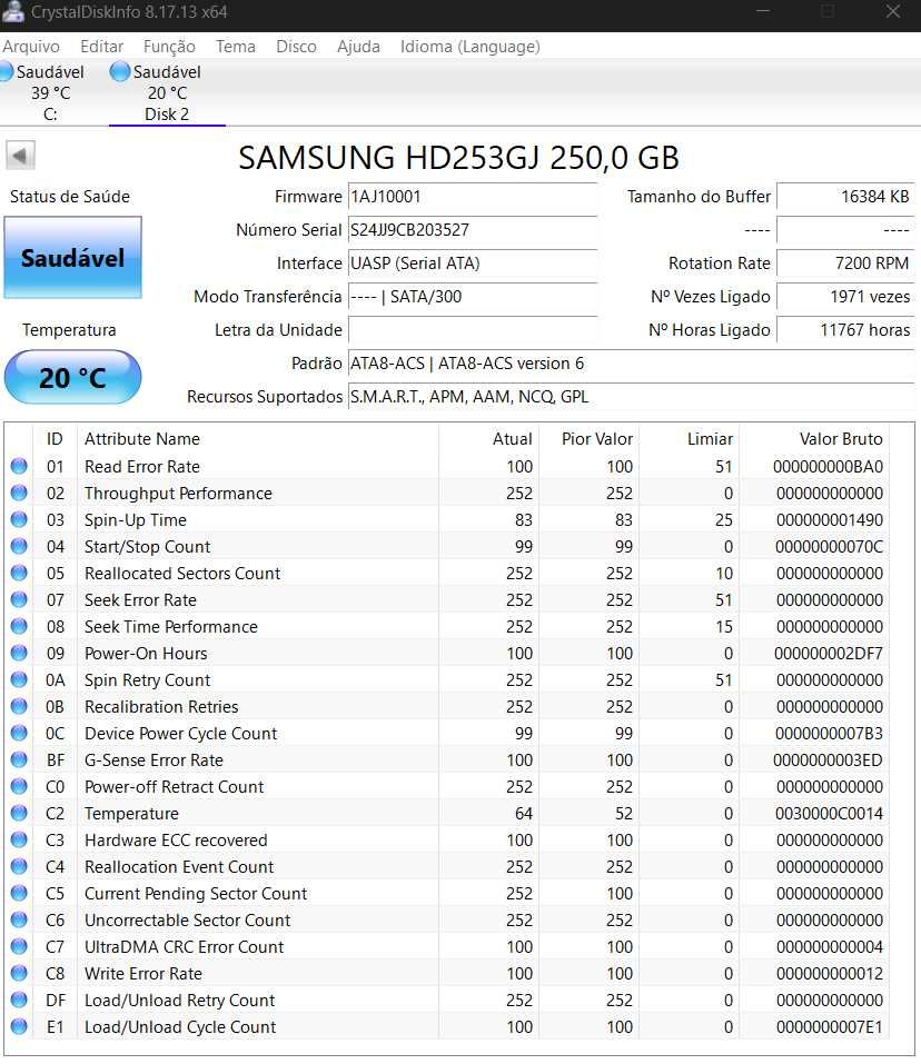 HDD 3.5 sata 7200rpm 250GB