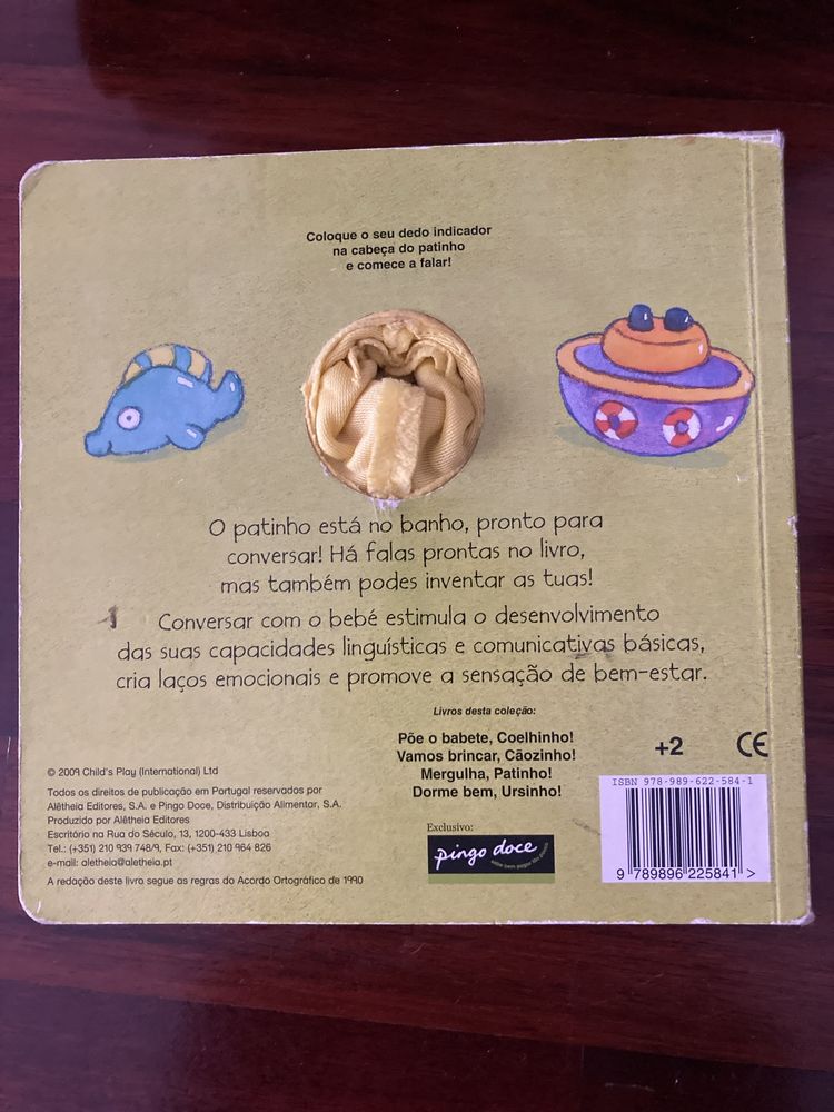 Livro infantil patinho